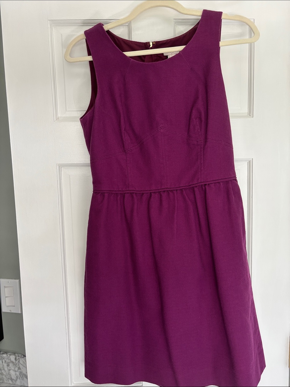J Crew structures  dark plum dress Dress